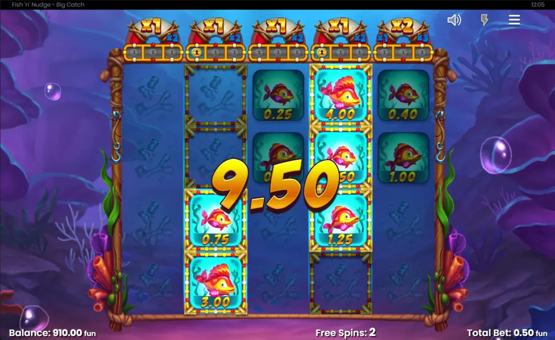Fish N Nudge Big Catch Free Spins